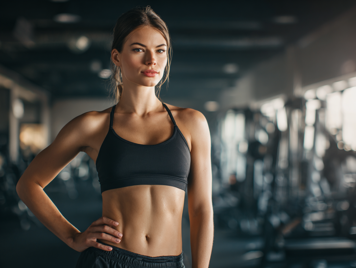 Тренер працює з клієнтом